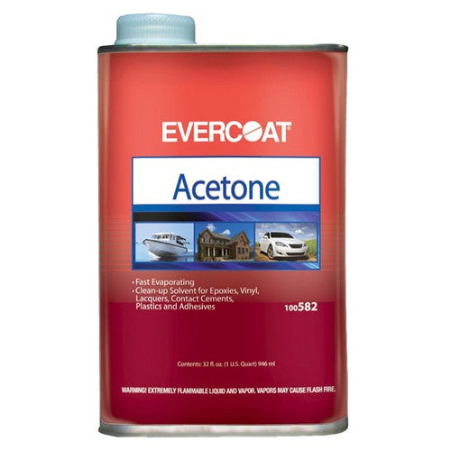 Evercoat Acetone - Quart Fiberglass Evercoat