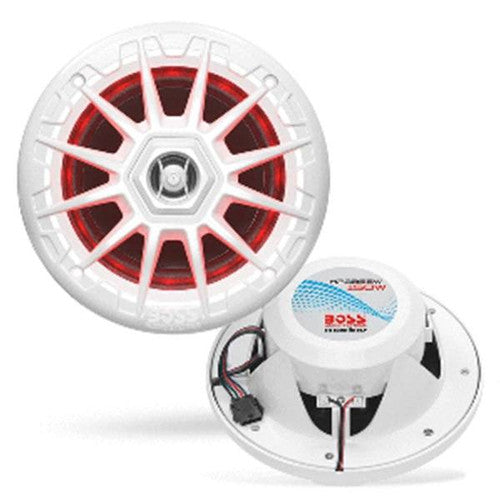 Boss Audio 5.25" Coaxial Marine Speakers w/RGB LED Lights