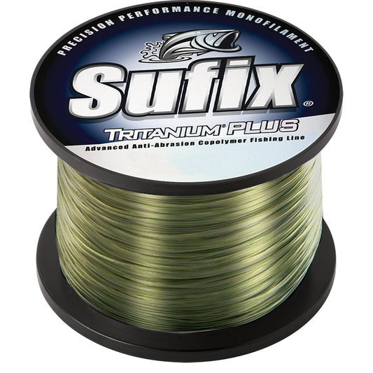 Sufix Tritanum Plus - 20lb - Dark Green - 670 yds [696-120G]