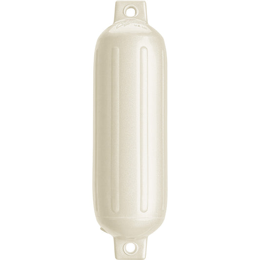 Polyform G-3 Twin Eye Fender 5.5" x 19" - Metallic White [G-3-METALLIC WHITE]