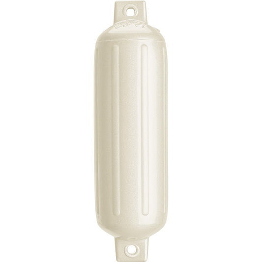 Polyform G-4 Twin Eye Fender 6.5" x 22" - Metallic White [G-4-METALLIC WHITE]