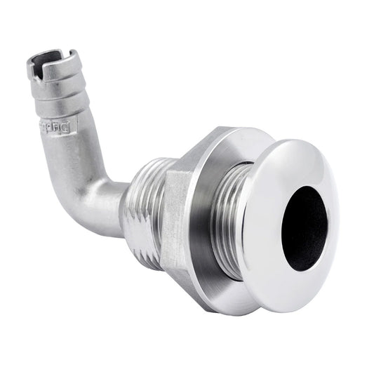 Whitecap 1-1/2" Duplex Stainless Steel 90 Degree Thru-Hull Fitting [6581X]