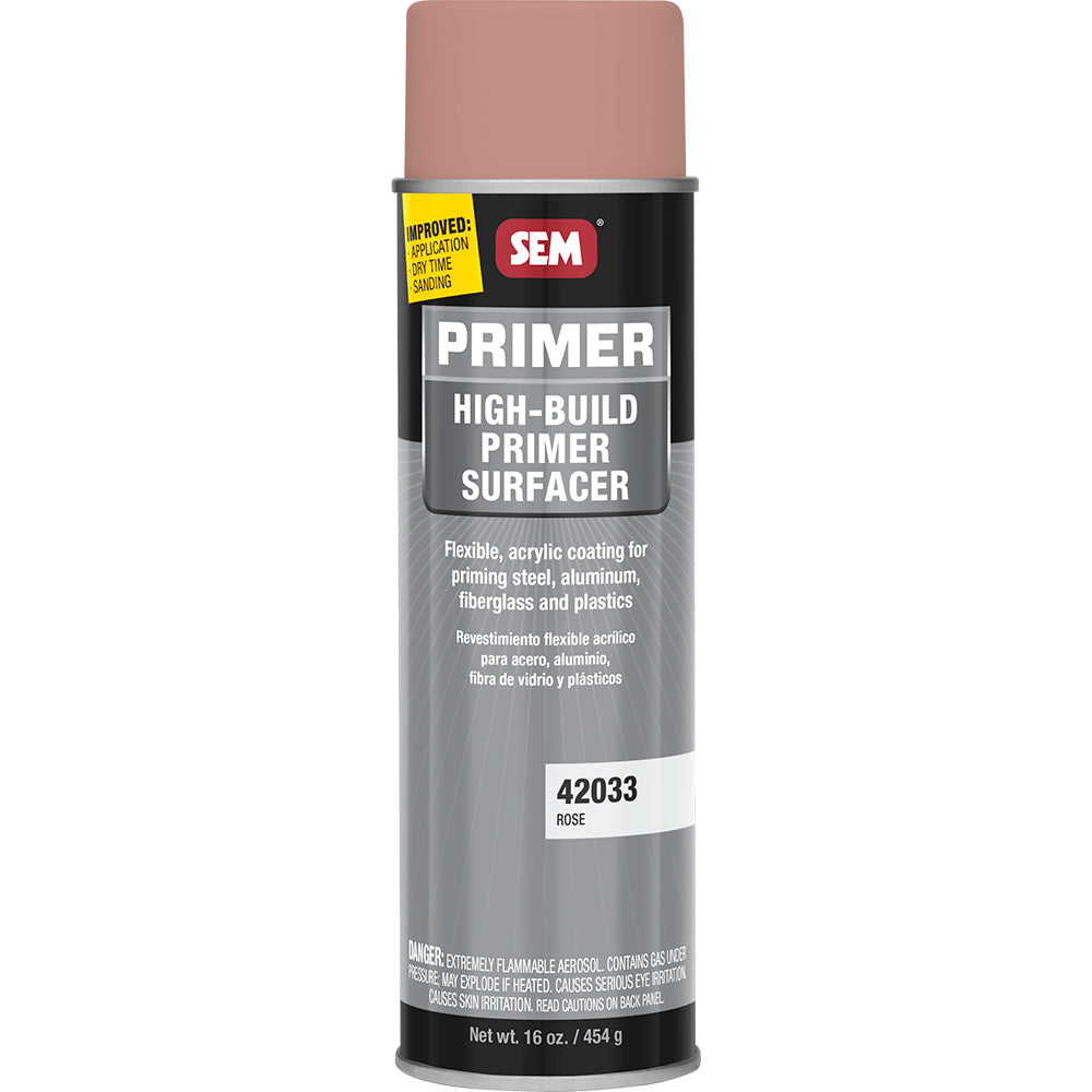 SEM High-Build Primer Surfacer - 20oz Aerosol Can - Rose [42033]