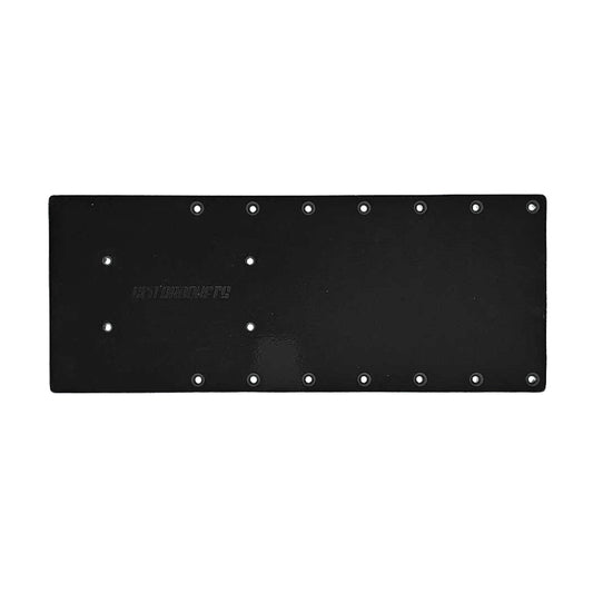 Sea Brackets 18" Straight Trolling Motor Plate f/Garmin Kraken - Black [SEA2302-BLK]
