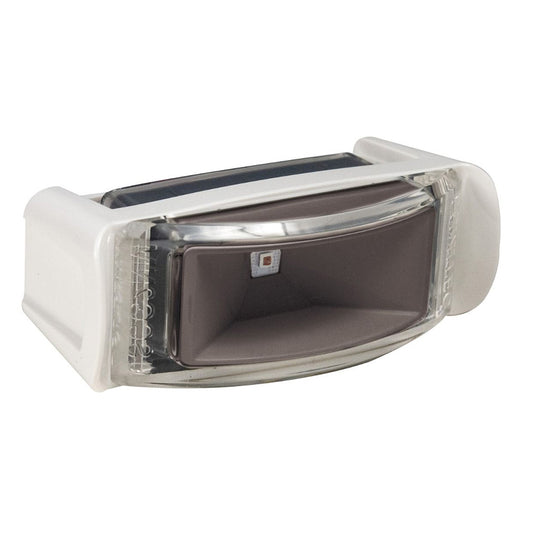 Lumitec Contour Inset Navigation Light - Stern White - White Housing [101867]