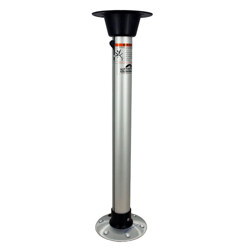 Springfield 2-3/8" Thread-Lock Uni-Lock Table Pedestal Package - 27" [1690727-SL]