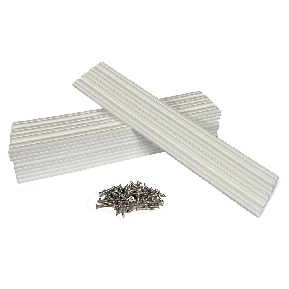 Caliber Marine Slides 3"x15" White *10-Pack [23011]