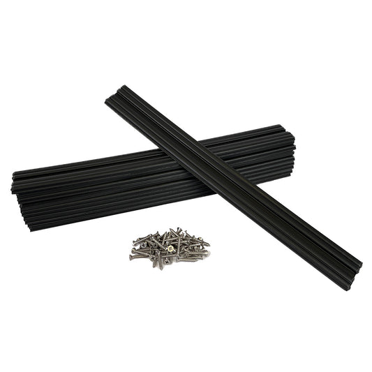 Caliber Marine Slides 1.5"x15" Black *10-Pack [23030]