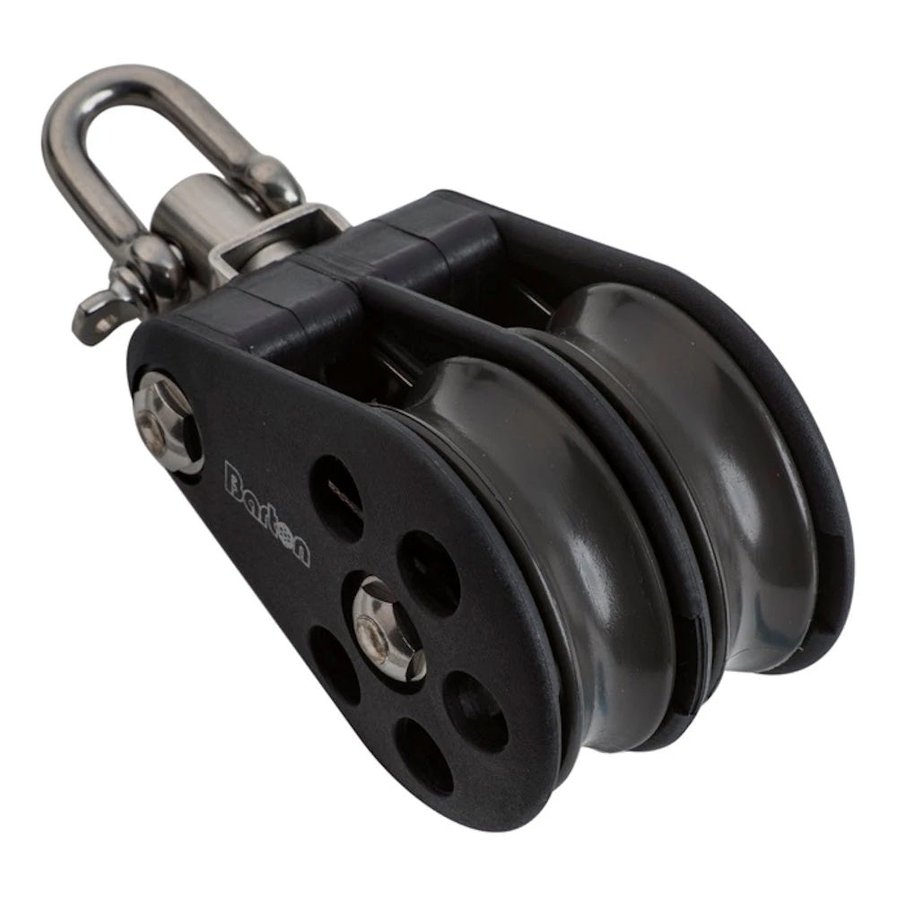 Barton Size 5 54mm Plain Bearing Pulley Block Double Block  Swivel [N05230]