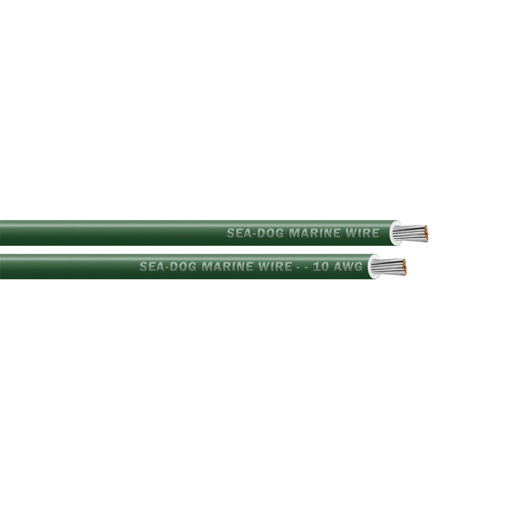 Sea-Dog 10 AWG Green Primary Wire - 1000' [8010049]