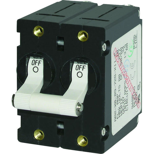 Blue Sea 7235 A-Series Double Pole Toggle - 15AMP - White [7235]