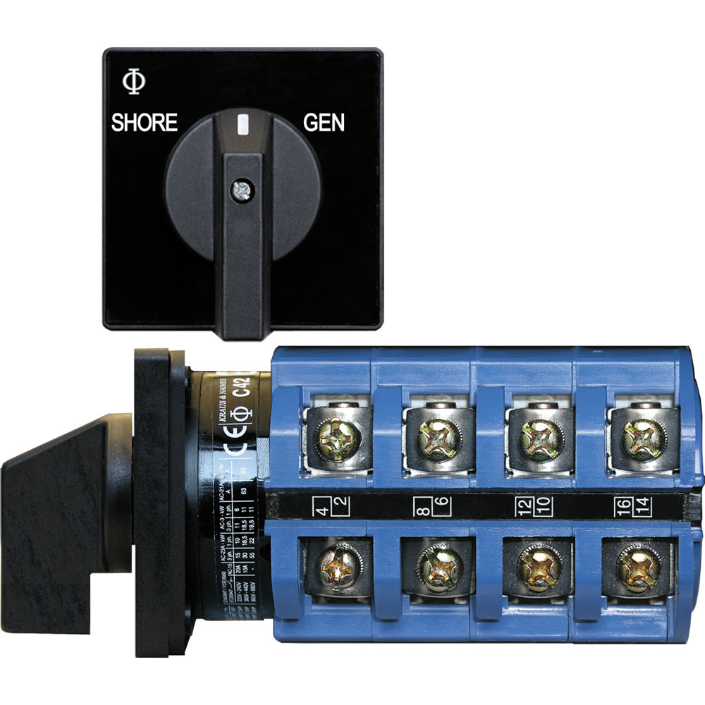 Blue Sea 6337 Switch, AC 120V AC 30A  OFF+2 Position [6337]