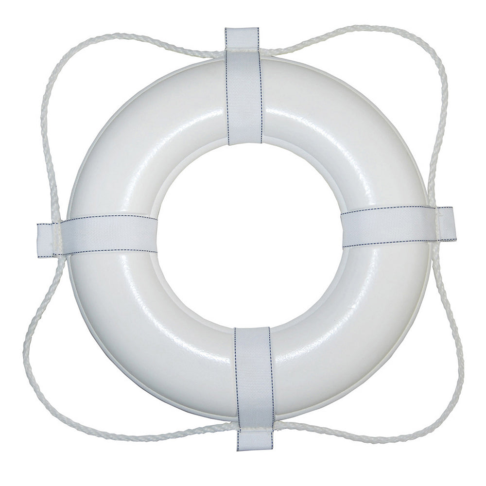 Taylor Made Foam Ring Buoy - 20" - White w/White Grab Line [360]