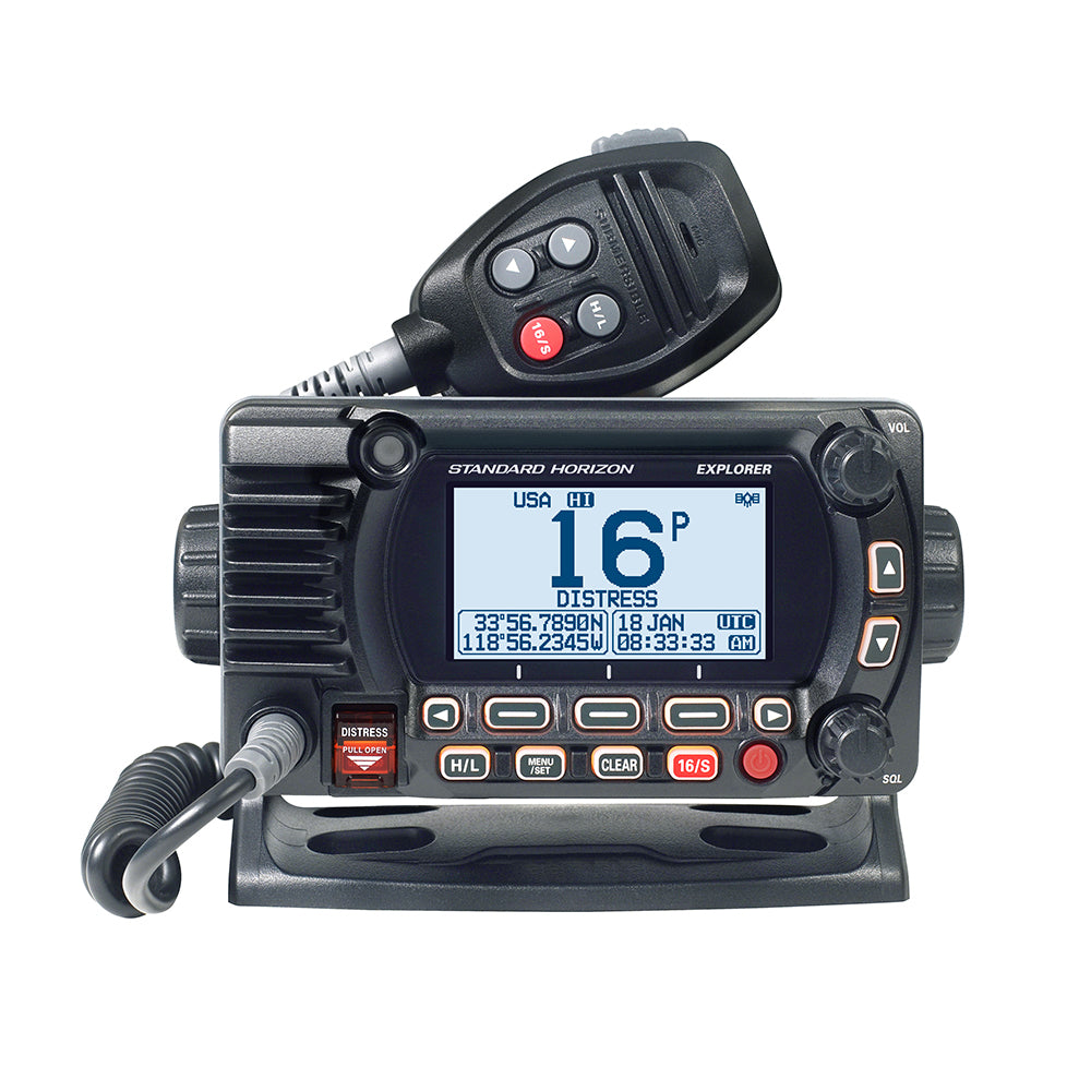 Standard Horizon GX1800G Fixed Mount VHF w/GPS - Black [GX1800GB]