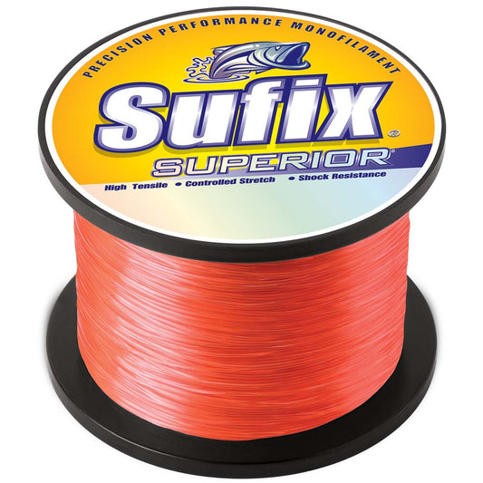 Sufix Superior Neon Fire Monofilament - 10lb - 1495 yds [636-110]