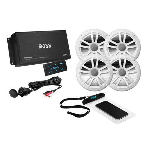 Boss Audio ASK904B.64 Bluetooth Amplifier w/ 4 Speakers